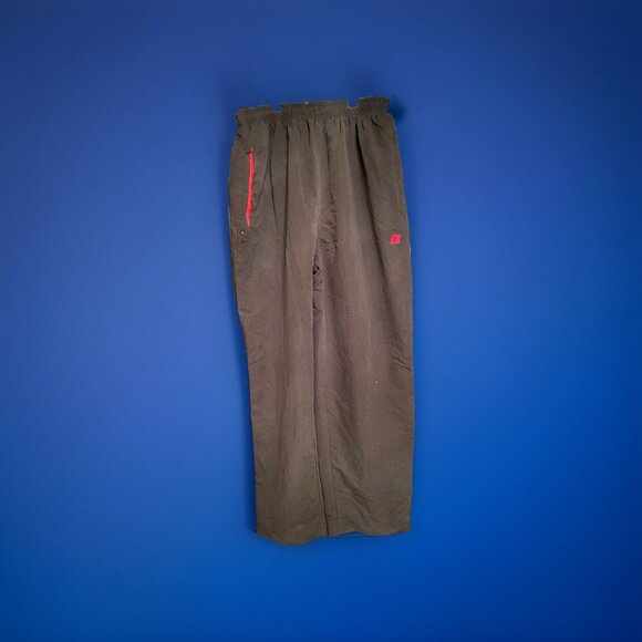 Russell Womens Pants Medium Black & Red Elastic Waist Track Pants ~ New With Tag - Picture 1 of 9